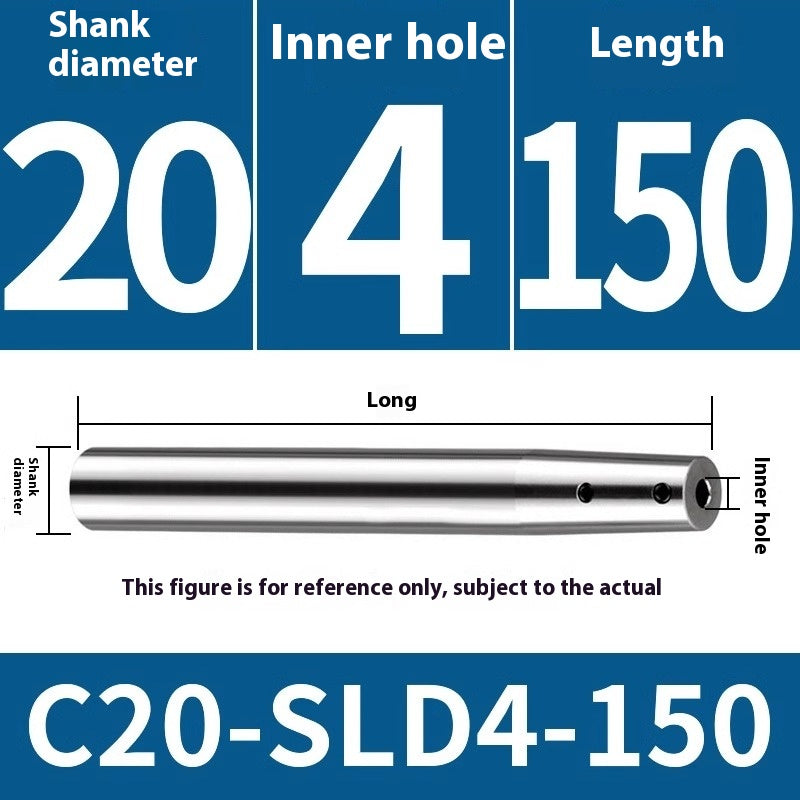 2059-High precision side solid SLD extension rod CNC milling cutter extended rod small diameter straight handle deep cavity avoidance C12C16C20 Shandong Denso Pricision Tools Co.,Ltd.